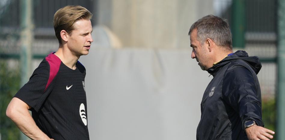 世体:德容今天仍单独训练,巴萨的目标是让他对纽卡时康复